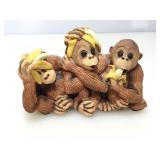 Hear no evil, speak no evil, see no evil monkey
