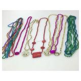 Mardi gras beads, showboat, harrahs, Rio.