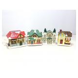 Set of Light up Christmas houses and more.