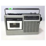 Panasonic portable radio cassette player.