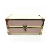 Vintage pink travel case.
