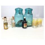 Vintage Glassware including Ball Bicentennial