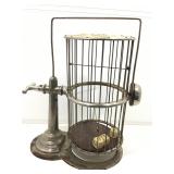 Vintage Chuck-A-Luck (a.k.a Bird Cage) Dice Cage