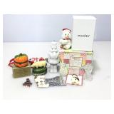 Enesco miniature Country Calico Mice set in