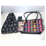 Disney Mickey zippered jacket, Bag and clutch.