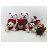 Dan Dee plush dogs & Assorted bears