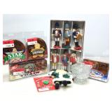 New in box cookie cutters and Nut cracker