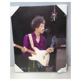 Rockin Artwork. Print on canvas. 16x20. Jimi