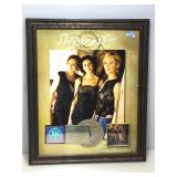 SheDaisy RIAA Award. Framed to 19x23.