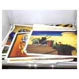 Ten Studio Art Paintings on Canvas. Assorted