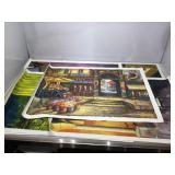 Six Studio Art Paintings on Canvas. Assorted