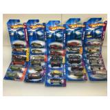 30 assorted hot wheels, see photos