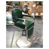 Antique Reliance Barber Chair. Working. Porcelain