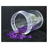 Lot of Amethyst in Gem Container