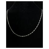 Sterling silver chain necklace 8 inches