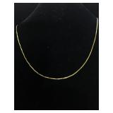 Sterling silver chain necklace 
9.5 inches