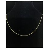 Sterling silver chain necklace 
9.5 inches