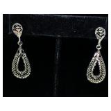 Sterling silver Dangle earrings