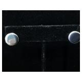 Sterling silver earrings with box