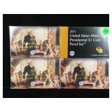 2008-2011 $1 Coin proof sets