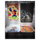 4 assorted Posters incl. Bud Man, Reagan Country,