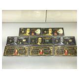 Eight (8) Fantasy Foil Banknotes