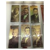 Six (6) Fantasy Foil Banknotes