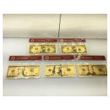 Five (5) Fantasy Foil Banknotes