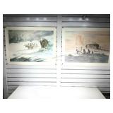 Two Signed Limited Edition Paul Kuo Prints.