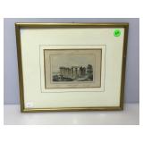 Antique Hand Colored Engraving Dated 1835 10x12