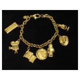 From Reagan Library. Ann Hand Charm bracelet of