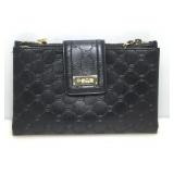 BEBE Blk Chain strap foldover. Unused condition.