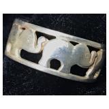 Sterling silver ring with Elephant design Size