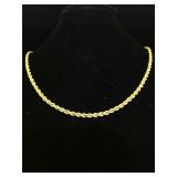 14K Gold Chain Necklace 
11 inches 18.4g