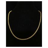 14K Gold Chain Necklace 
7.5 inches 4g