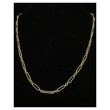 14K Gold Chain Necklace 
7.5 inches 4.1g