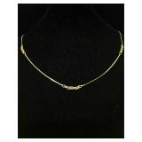 14K Gold Chain Necklace 
10 Inches 3g