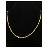 14K Gold Chain Necklace 
9 inches 4.5g