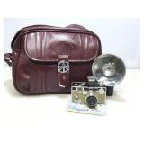 Argus 50mm camera w/leather case, Bag and more
