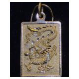 999 Gold Dragon Pendant 
1 inch 4.3g