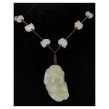Asian style Quartz Necklace 
16 inches