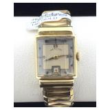 14K Gold hamilton Vintage watch (band not gold)