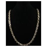 Sterling Heavy Necklace 30 " 120 grams !