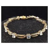 Sterling bracelet 7 " long