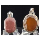 2 Sterling Pendants