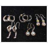 5 pairs Sterling Earrings
