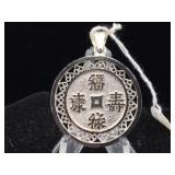 Sterling Asian Pendant