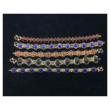 Lot of costume bracelets