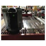 Keurig coffee maker metal and glass pod holder