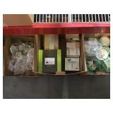 Three boxes ceramic and glassware